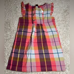 Tea Collection Multicolor Plaid Dress